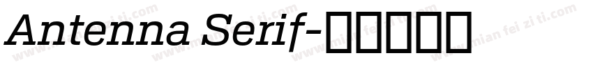 Antenna Serif字体转换